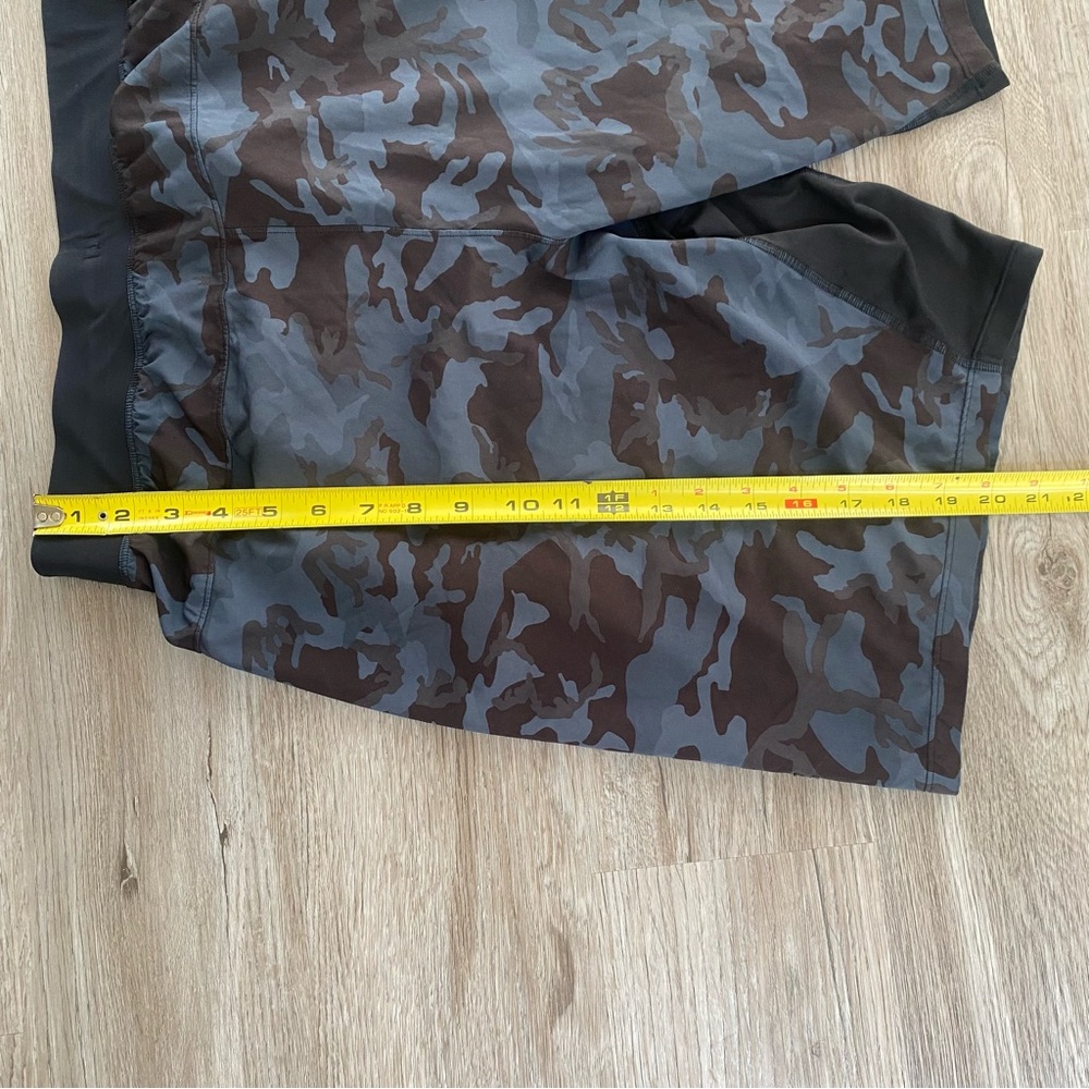 Lululemon Blue and Black camo shorts - Picture 5 of 8